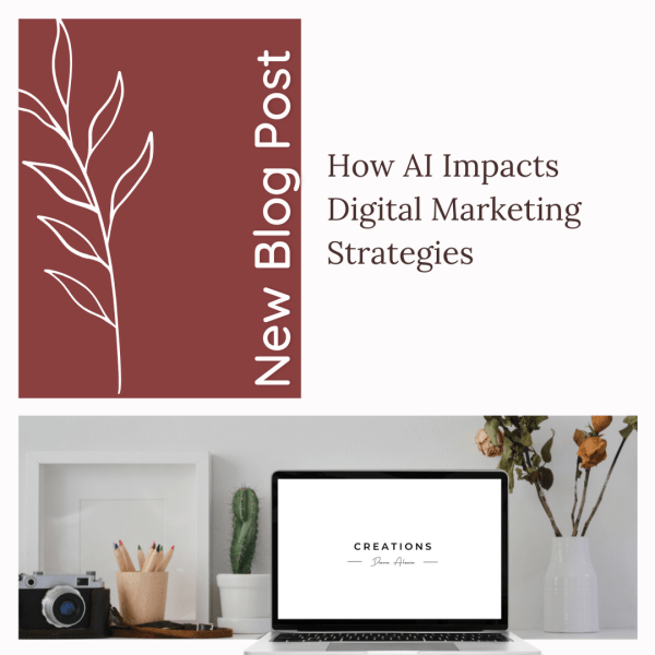 Feature image for blog titled: How AI Impacts Digital Marketing Strategies